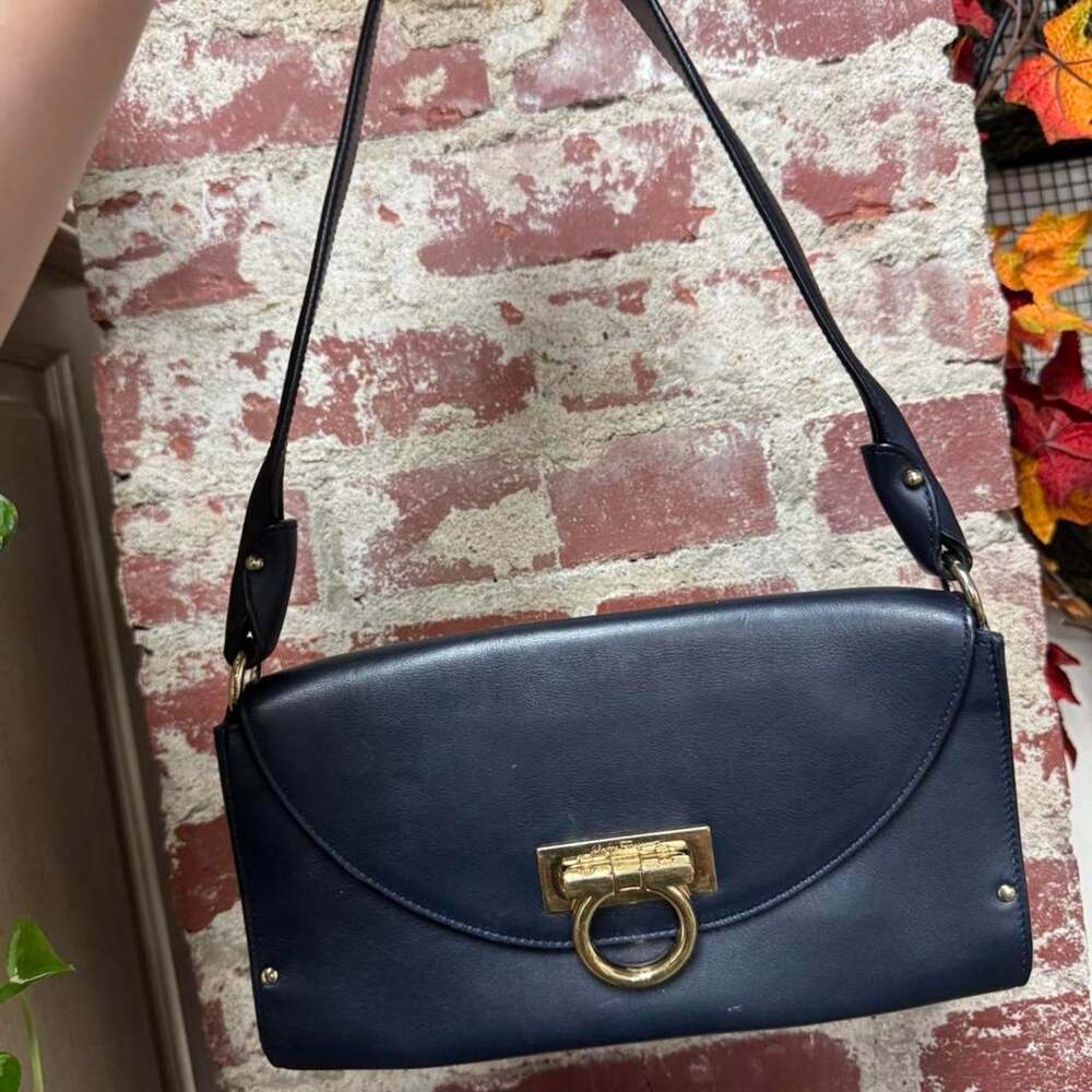 Y2k vintage salvatore ferragamo dark
